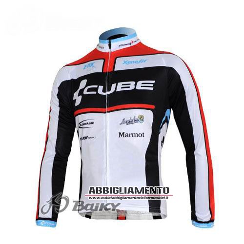 Abbigliamento Cube 2012 Manica Lunga E Calza Abbigliamento Con Bretelle Bianco E Nero - Clicca l'immagine per chiudere