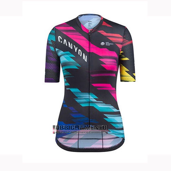 Donne Abbigliamento Canyon Sram 2019 Manica Corta e Pantaloncino Con Bretelle Nero Rosso - Clicca l'immagine per chiudere