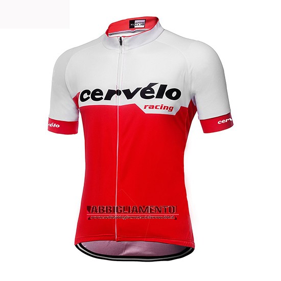 Donne Abbigliamento Cervelo 2019 Manica Corta e Pantaloncino Con Bretelle Bianco Rosso - Clicca l'immagine per chiudere