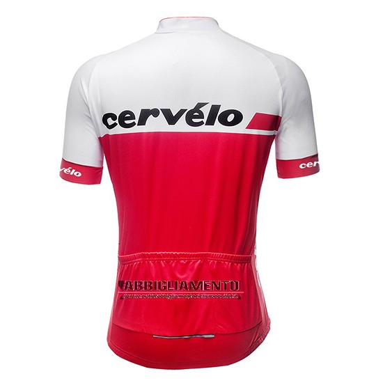 Donne Abbigliamento Cervelo 2019 Manica Corta e Pantaloncino Con Bretelle Bianco Rosso - Clicca l'immagine per chiudere