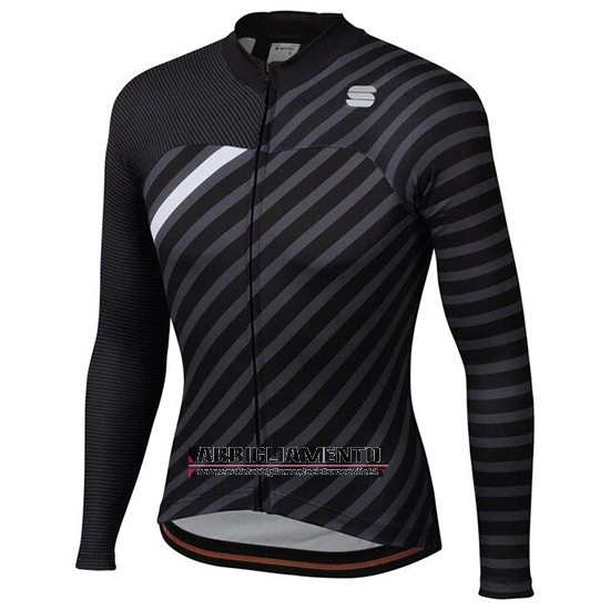 Donne Abbigliamento Sportful 2020 Manica Lunga e Calzamaglia Con Bretelle Nero Bianco - Clicca l'immagine per chiudere