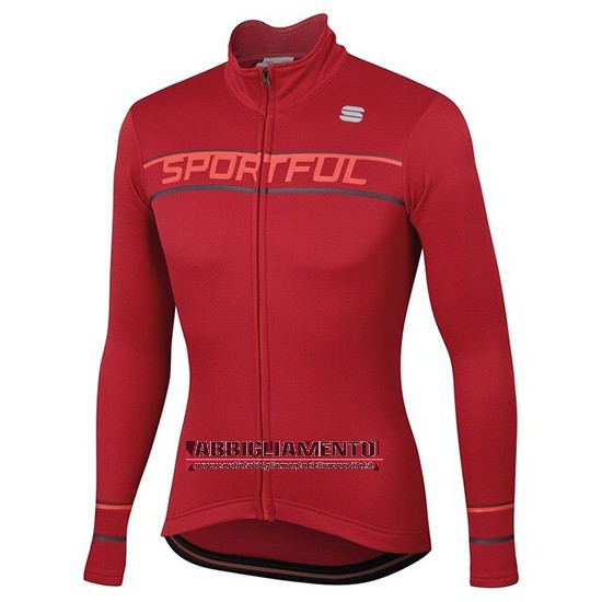 Donne Abbigliamento Sportful 2020 Manica Lunga e Calzamaglia Con Bretelle Rosso - Clicca l'immagine per chiudere