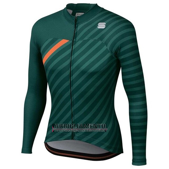 Donne Abbigliamento Sportful 2020 Manica Lunga e Calzamaglia Con Bretelle Verde Arancione - Clicca l'immagine per chiudere