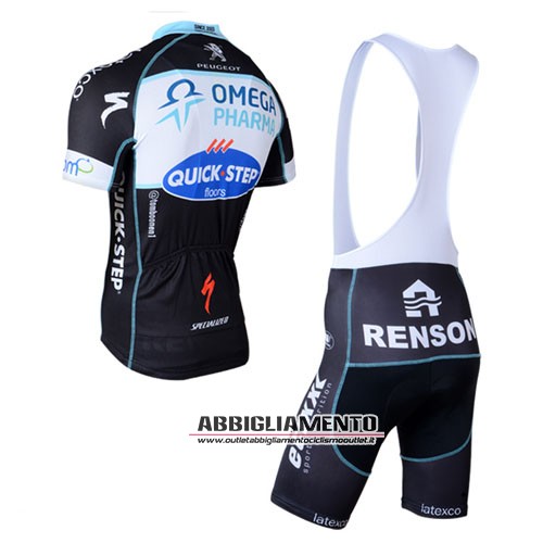 Abbigliamento Etixx Quickstep 2014 Manica Corta E Pantaloncino Con Bretelle Nero E Bianco - Clicca l'immagine per chiudere