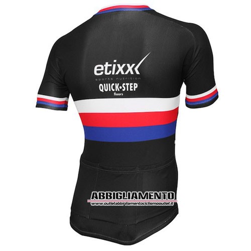 Abbigliamento Etixx Quickstep 2016 Manica Corta E Pantaloncino Con Bretelle Nero E Rosso - Clicca l'immagine per chiudere