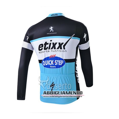 Abbigliamento Etixx Quickstep 2015 Manica Lunga E Calza Abbigliamento Con Bretelle Celeste E Nero - Clicca l'immagine per chiudere