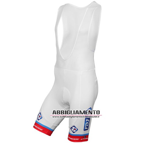 Abbigliamento Fdj 2015 Manica Corta E Pantaloncino Con Bretelle Blu E Bianco - Clicca l'immagine per chiudere