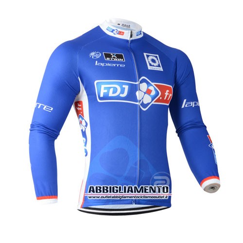 Abbigliamento Fdj 2014 Manica Lunga E Calza Abbigliamento Con Bretelle Blu - Clicca l'immagine per chiudere