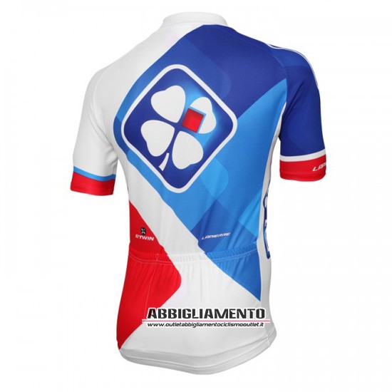 Abbigliamento FDJ 2016 Manica Corta E Pantaloncino Con Bretelle Bianco E Rosso - Clicca l'immagine per chiudere