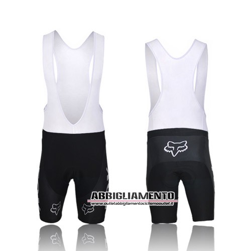 Abbigliamento Fox 2013 Manica Corta E Pantaloncino Con Bretelle Bianco E Nero - Clicca l'immagine per chiudere