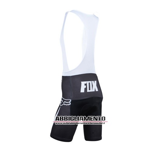 Abbigliamento Fox 2014 Manica Corta E Pantaloncino Con Bretelle Nero E Bianco - Clicca l'immagine per chiudere