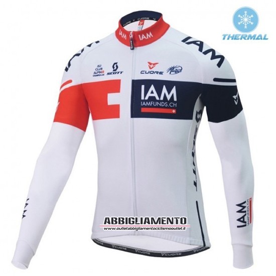 Abbigliamento IAM 2016 Manica Lunga E Calzamaglia Con Bretelle Bianco E Blu - Clicca l'immagine per chiudere