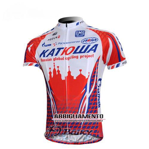 Abbigliamento Katusha 2011 Manica Corta E Pantaloncino Con Bretelle Bianco E Rosso - Clicca l'immagine per chiudere