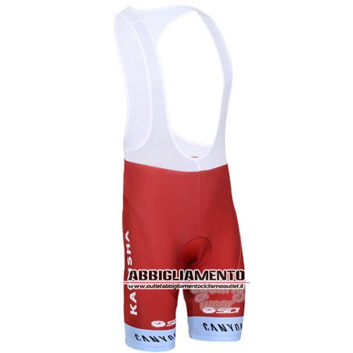 Abbigliamento Katusha 2016 Manica Corta E Pantaloncino Con Bretelle Bianco E Rosso - Clicca l'immagine per chiudere