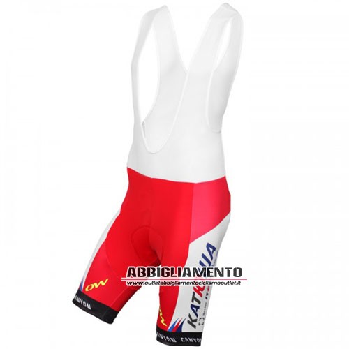 Abbigliamento Katusha 2016 Manica Lunga E Calza Abbigliamento Con Bretelle Bianco E Rosso - Clicca l'immagine per chiudere