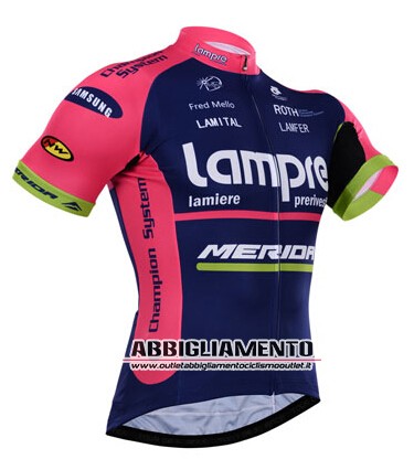 Abbigliamento Lampre 2015 Manica Corta E Pantaloncino Con Bretelle Blu E Fuxia - Clicca l'immagine per chiudere