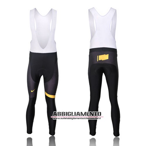 Abbigliamento LiveStrong 2013 Manica Lunga E Calza Abbigliamento Con Bretelle Nero E Giallo - Clicca l'immagine per chiudere