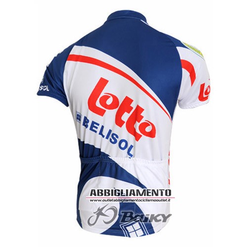 Abbigliamento Lotto Soudal 2012 Manica Corta E Pantaloncino Con Bretelle Bianco E Blu - Clicca l'immagine per chiudere