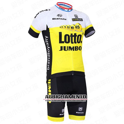 Abbigliamento Lotto Soudal 2016 Manica Corta E Pantaloncino Con Bretelle Bianco E Giallo - Clicca l'immagine per chiudere