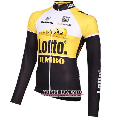 Abbigliamento Lotto Soudal 2016 Manica Lunga E Calza Abbigliamento Con Bretelle Giallo E Nero - Clicca l'immagine per chiudere