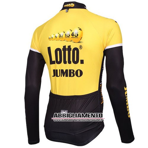 Abbigliamento Lotto Soudal 2016 Manica Lunga E Calza Abbigliamento Con Bretelle Giallo E Nero - Clicca l'immagine per chiudere