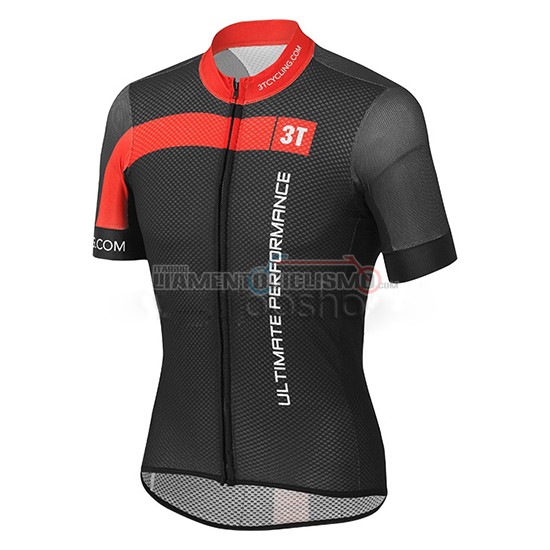 Abbigliamento Castelli 3T 2015 Manica Corta E Pantaloncino Con Bretelle nero e rosso - Clicca l'immagine per chiudere