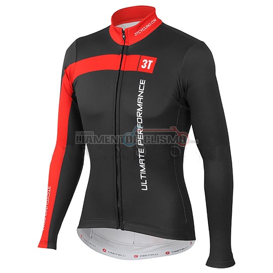 Abbigliamento Castelli 3T 2015 Manica Lunga E Calza Abbigliamento Con Bretelle nero e rosso - Clicca l'immagine per chiudere