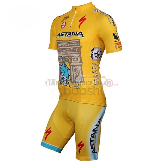 Abbigliamento Ciclismo Astana 2014 giallo - Clicca l'immagine per chiudere