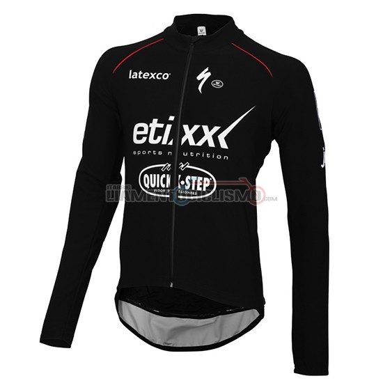 Abbigliamento Ciclismo Ettix Quick Step Manica Lunga 2015 nero e bianco - Clicca l'immagine per chiudere