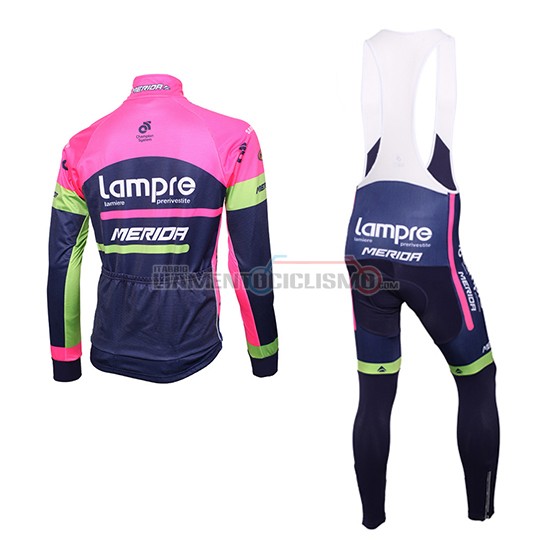 Abbigliamento Ciclismo Lampre Manica Lunga 2016 blu e rosa - Clicca l'immagine per chiudere