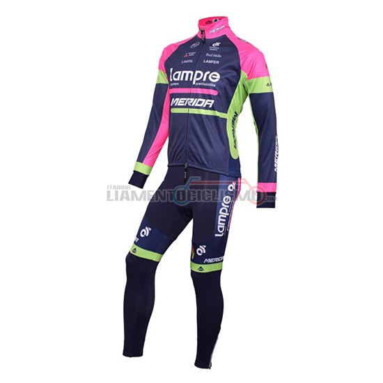 Abbigliamento Ciclismo Lampre Manica Lunga 2016 blu e rosa - Clicca l'immagine per chiudere