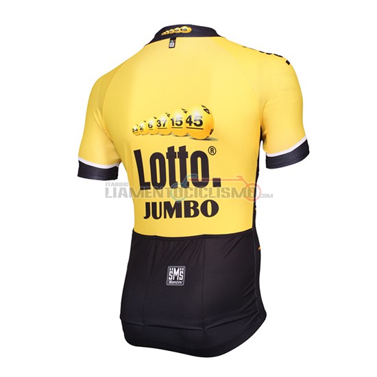 Abbigliamento Ciclismo Lotto NL Jumbo 2015 giallo e nero - Clicca l'immagine per chiudere