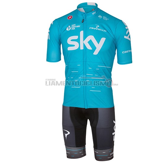 Abbigliamento Ciclismo Sky 2017 blu - Clicca l'immagine per chiudere