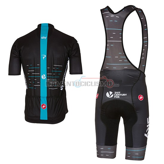 Abbigliamento Ciclismo Sky 2017 blu e nero - Clicca l'immagine per chiudere