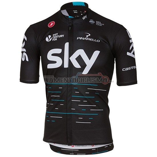 Abbigliamento Ciclismo Sky 2017 blu e nero - Clicca l'immagine per chiudere