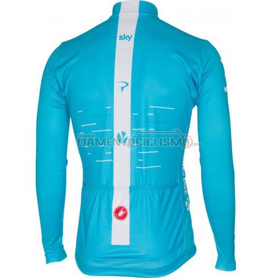 Abbigliamento Ciclismo Sky Manica Lunga 2017 blu - Clicca l'immagine per chiudere