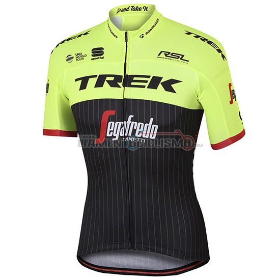 Abbigliamento Ciclismo Trek Segafredo 2017 nero e verde - Clicca l'immagine per chiudere