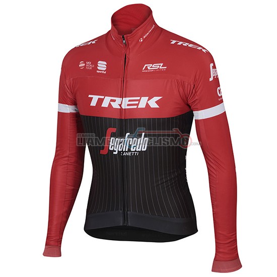 Abbigliamento Ciclismo Trek Segafredo Manica Lunga 2017 nero e rosso - Clicca l'immagine per chiudere