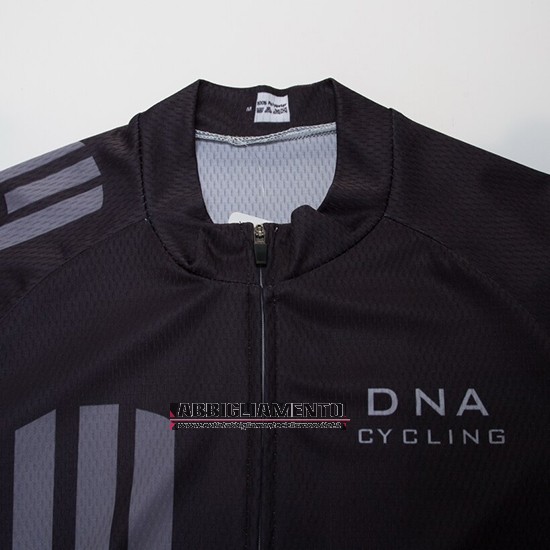 Abbigliamento Dna 2019 Manica Corta e Pantaloncino Con Bretelle Nero - Clicca l'immagine per chiudere