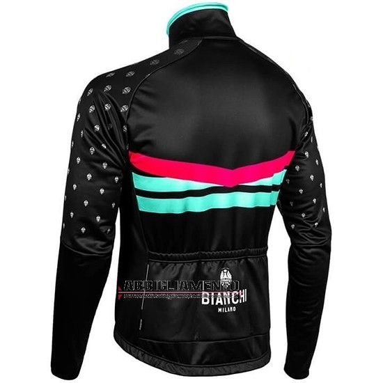 Abbigliamento Bianchi Milano PB 2019 Manica Lunga e Calzamaglia Con Bretelle Nero Rosso - Clicca l'immagine per chiudere