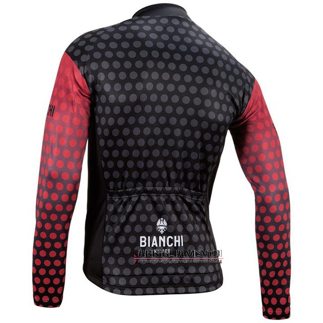 Abbigliamento Bianchi Milano Petroso Manica Lunga Nero Rosso - Clicca l'immagine per chiudere