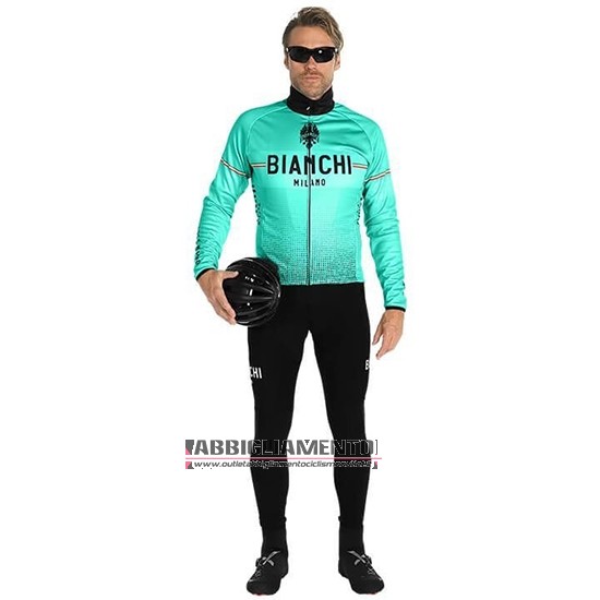 Abbigliamento Bianchi Milano Xd 2019 Manica Lunga e Calzamaglia Con Bretelle Blu Grigio - Clicca l'immagine per chiudere