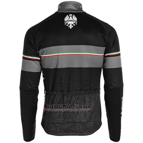 Abbigliamento Bianchi Milano Xd 2019 Manica Lunga e Calzamaglia Con Bretelle Nero Grigio - Clicca l'immagine per chiudere