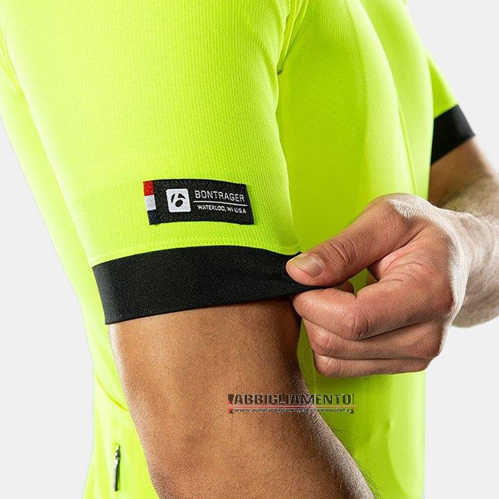 Abbigliamento Bontrage 2020 Manica Corta e Pantaloncino Con Bretelle Giallo - Clicca l'immagine per chiudere