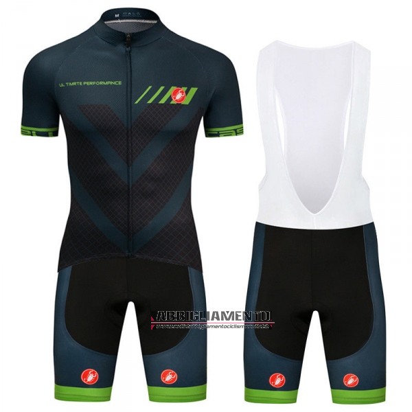 Abbigliamento Castelli 2018 Manica Corta e Pantaloncino Con Bretelle Spento Verde - Clicca l'immagine per chiudere