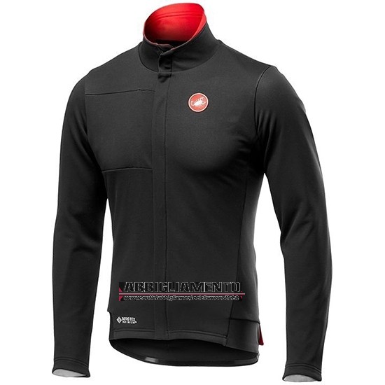 Abbigliamento Castelli DE 2019 Manica Lunga e Calzamaglia Con Bretelle Nero Rosso - Clicca l'immagine per chiudere