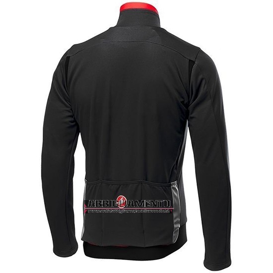 Abbigliamento Castelli DE 2019 Manica Lunga e Calzamaglia Con Bretelle Nero Rosso - Clicca l'immagine per chiudere