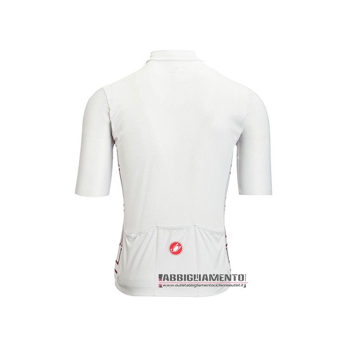 Abbigliamento Castelli Manica Corta e Pantaloncino Con Bretelle 2021 Bianco - Clicca l'immagine per chiudere