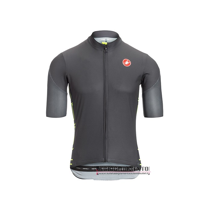 Abbigliamento Castelli 2021 Manica Corta e Pantaloncino Con Bretelle Nero - Clicca l'immagine per chiudere