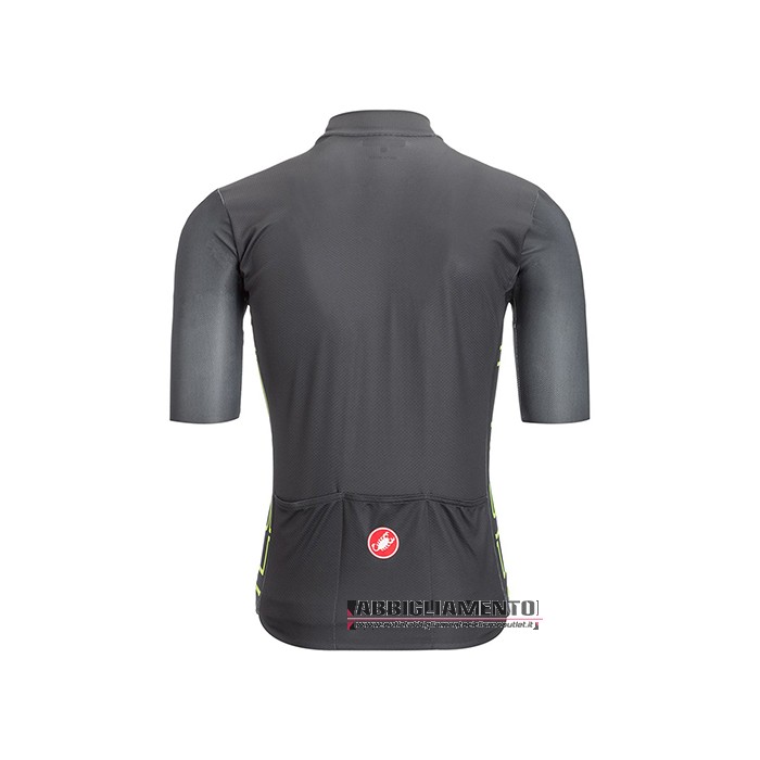 Abbigliamento Castelli 2021 Manica Corta e Pantaloncino Con Bretelle Nero - Clicca l'immagine per chiudere